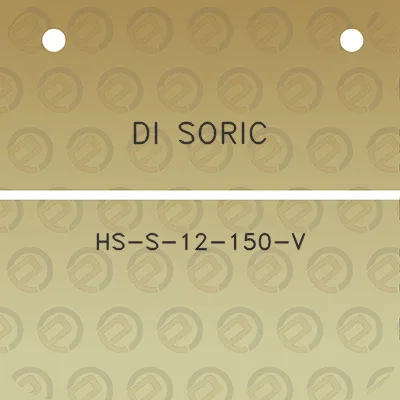 di-soric-hs-s-12-150-v