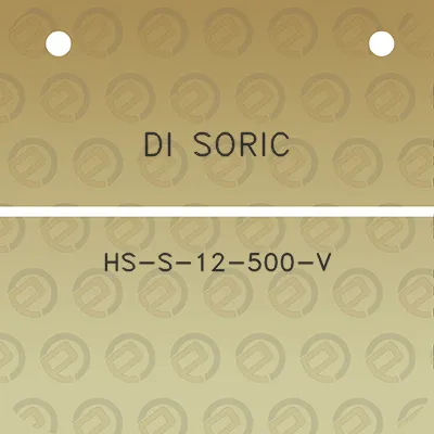 di-soric-hs-s-12-500-v