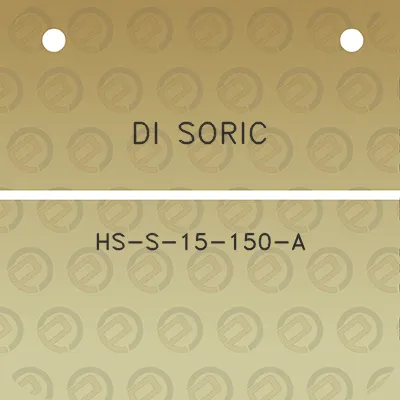 di-soric-hs-s-15-150-a