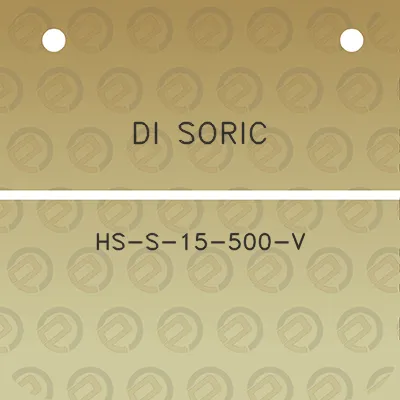 di-soric-hs-s-15-500-v