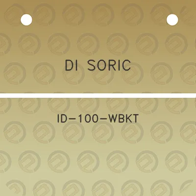 di-soric-id-100-wbkt