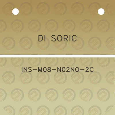 di-soric-ins-m08-n02no-2c