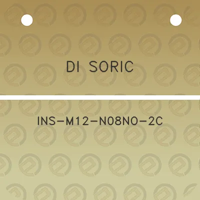 di-soric-ins-m12-n08no-2c