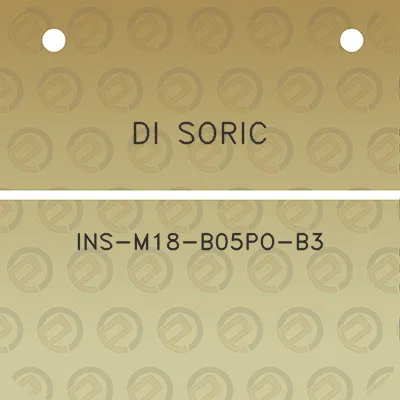 di-soric-ins-m18-b05po-b3