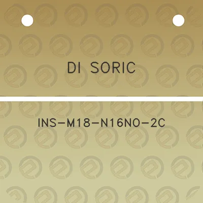 di-soric-ins-m18-n16no-2c