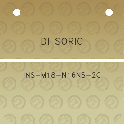 di-soric-ins-m18-n16ns-2c