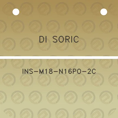 di-soric-ins-m18-n16po-2c