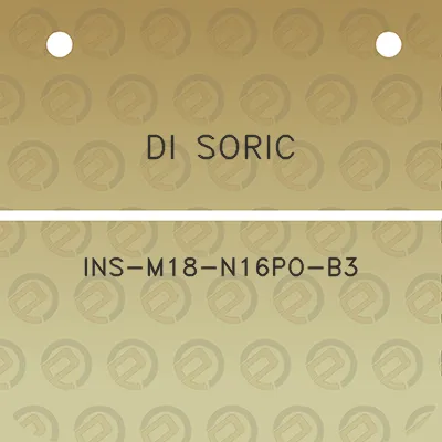 di-soric-ins-m18-n16po-b3