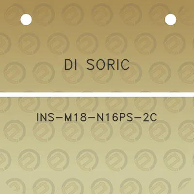 di-soric-ins-m18-n16ps-2c