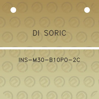 di-soric-ins-m30-b10po-2c