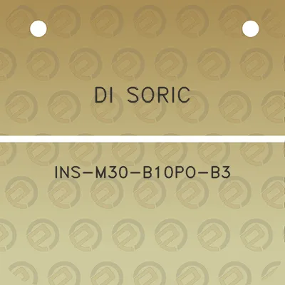 di-soric-ins-m30-b10po-b3