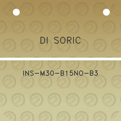 di-soric-ins-m30-b15no-b3