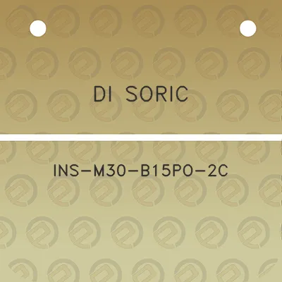 di-soric-ins-m30-b15po-2c