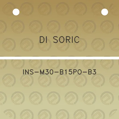 di-soric-ins-m30-b15po-b3