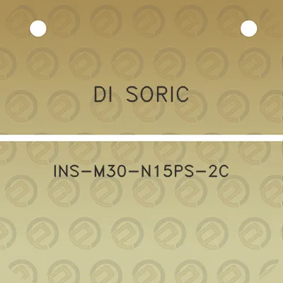 di-soric-ins-m30-n15ps-2c