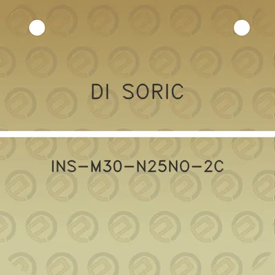 di-soric-ins-m30-n25no-2c