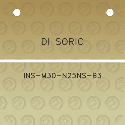 di-soric-ins-m30-n25ns-b3