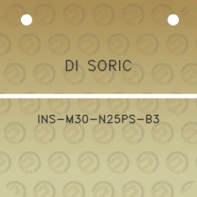 di-soric-ins-m30-n25ps-b3