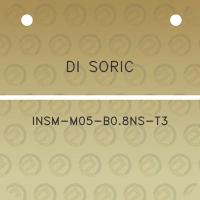 di-soric-insm-m05-b08ns-t3