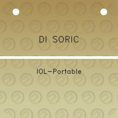 di-soric-iol-portable