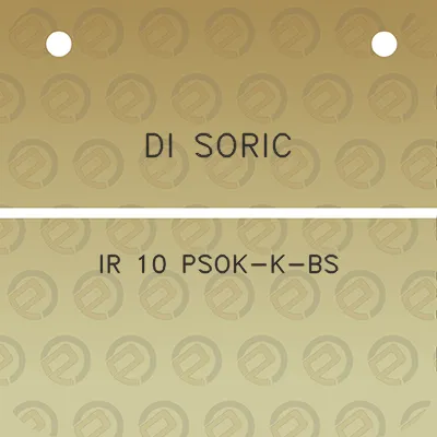 di-soric-ir-10-psok-k-bs