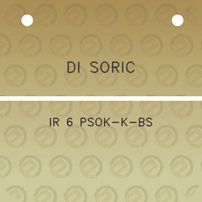 di-soric-ir-6-psok-k-bs