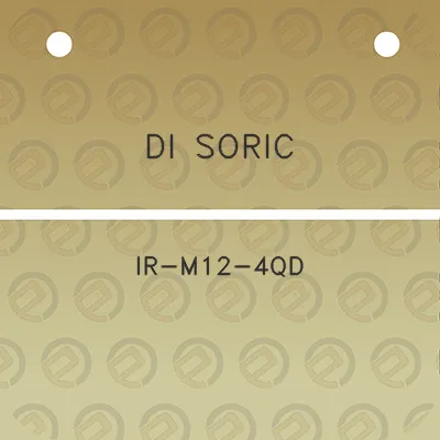 di-soric-ir-m12-4qd