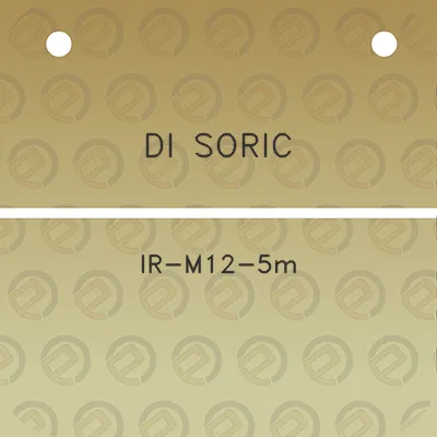 di-soric-ir-m12-5m