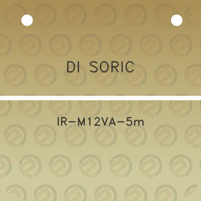 di-soric-ir-m12va-5m