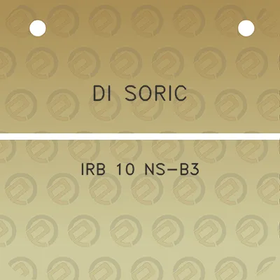 di-soric-irb-10-ns-b3