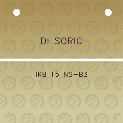 di-soric-irb-15-ns-b3