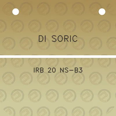 di-soric-irb-20-ns-b3