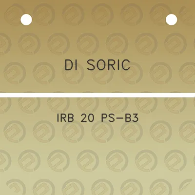 di-soric-irb-20-ps-b3