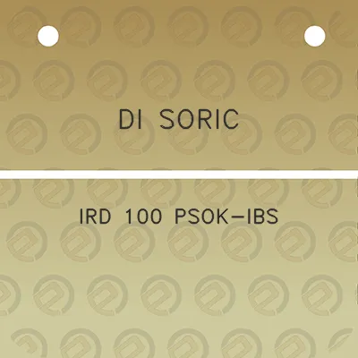 di-soric-ird-100-psok-ibs