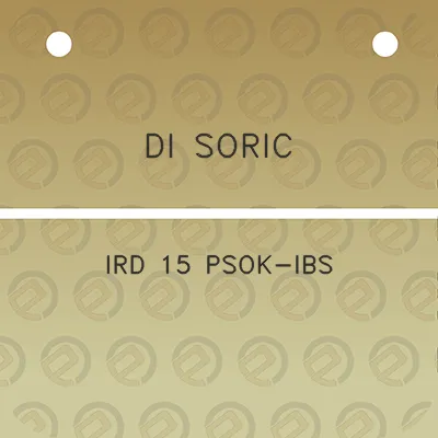 di-soric-ird-15-psok-ibs