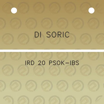 di-soric-ird-20-psok-ibs