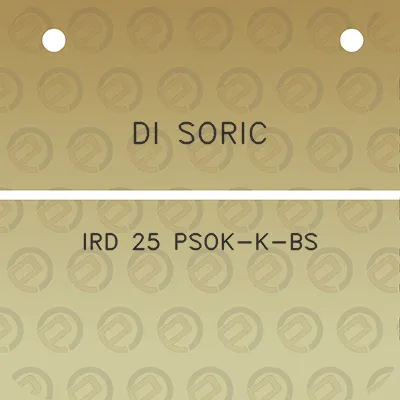 di-soric-ird-25-psok-k-bs