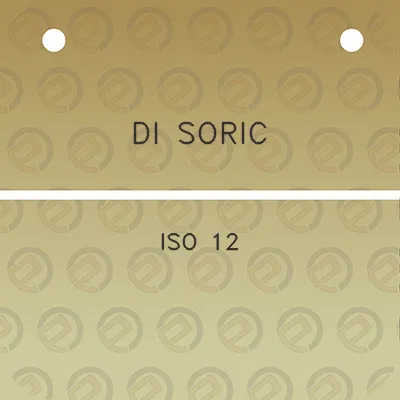 di-soric-iso-12