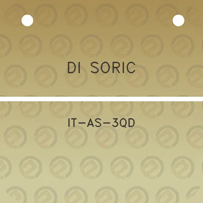 di-soric-it-as-3qd