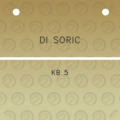 di-soric-kb-5