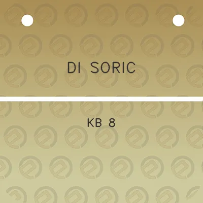 di-soric-kb-8