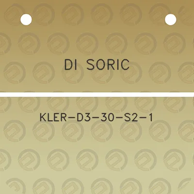 di-soric-kler-d3-30-s2-1