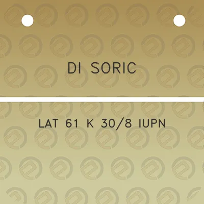 di-soric-lat-61-k-308-iupn