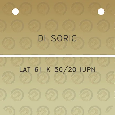 di-soric-lat-61-k-5020-iupn