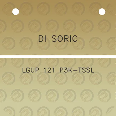 di-soric-lgup-121-p3k-tssl