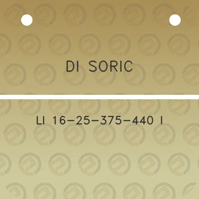 di-soric-li-16-25-375-440-i