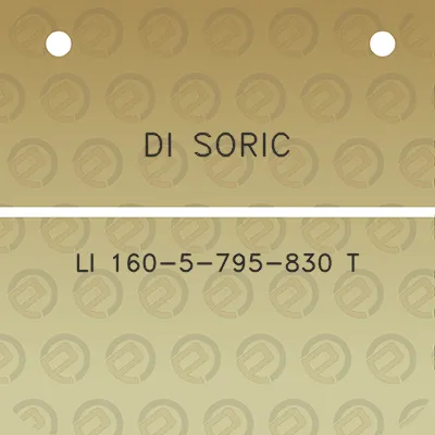 di-soric-li-160-5-795-830-t