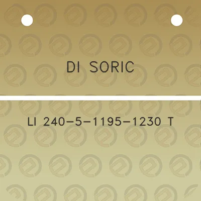 di-soric-li-240-5-1195-1230-t