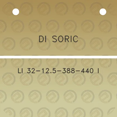 di-soric-li-32-125-388-440-i