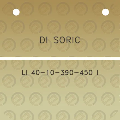 di-soric-li-40-10-390-450-i